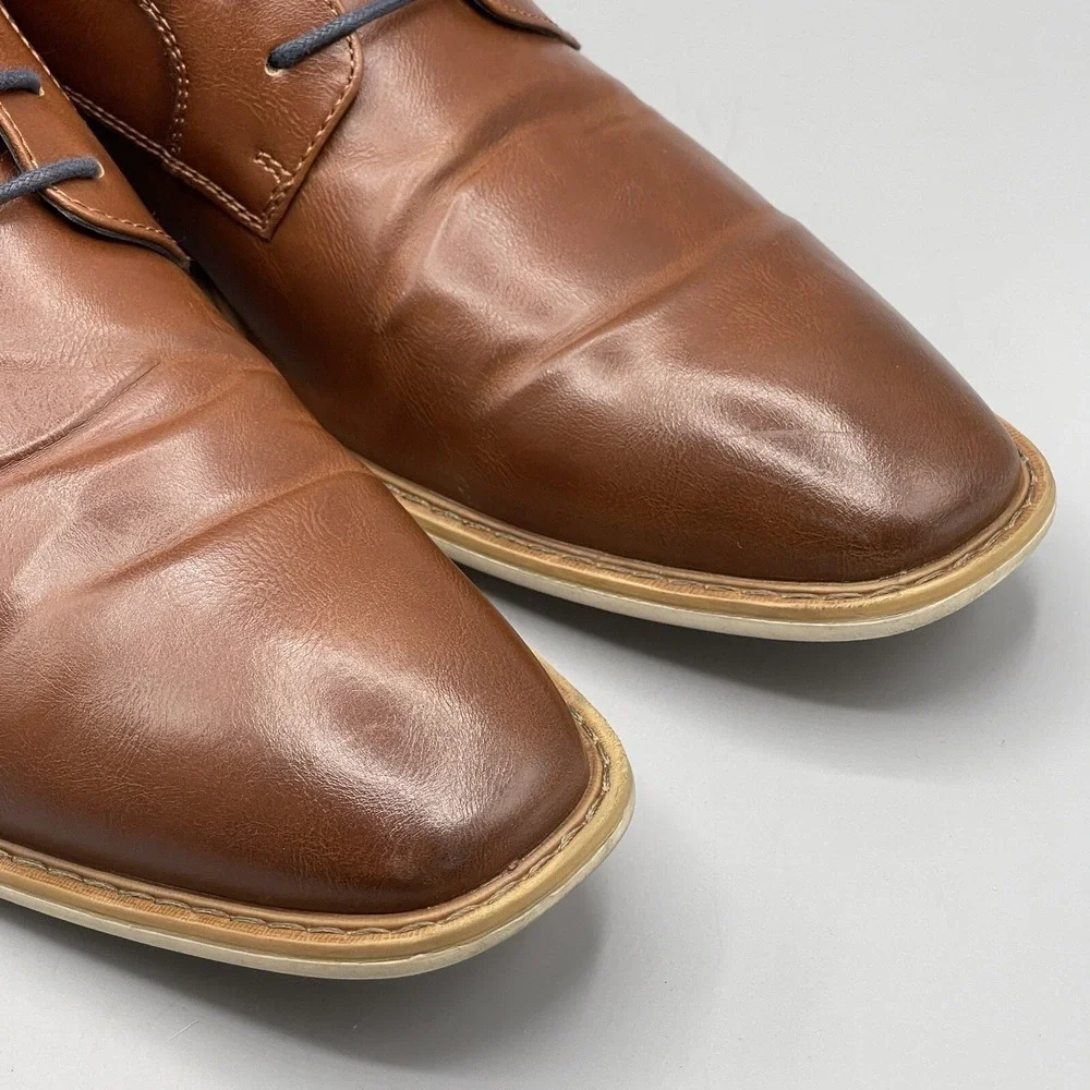 Men's Dress Shoes Size 11 Brown‎ Comfort Freeman Vance City Smart